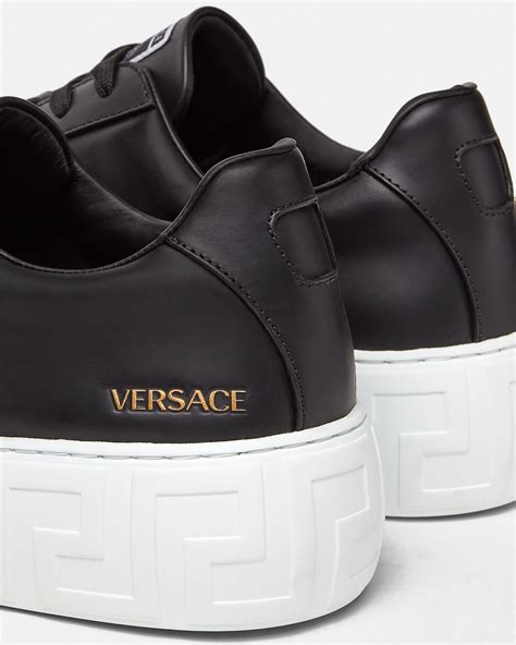 versace greek key sneakers|versace greca high heels.